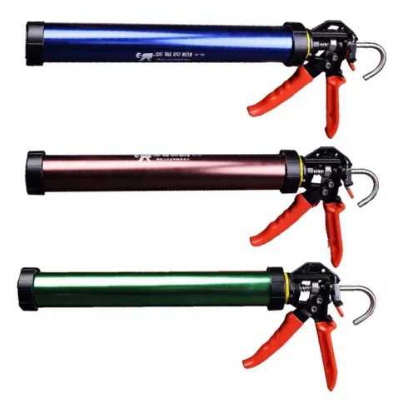 Súng Bắn Keo Xúc Xích Tự Ngắt Cao Cấp Nhất Tặng 3 Đầu Vòi Đi Keo