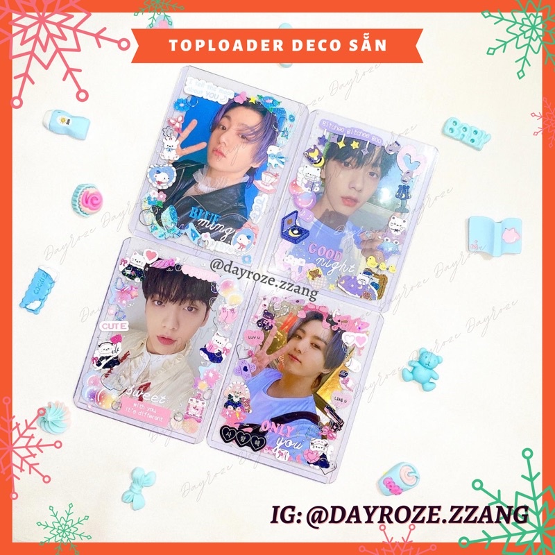 thẻ toploader decor trang trí Dayroze