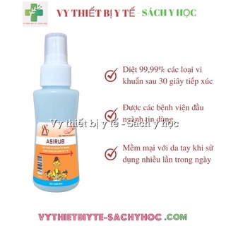Dung dịch sát khuẩn tay nhanh Asirub (chai 100ml)