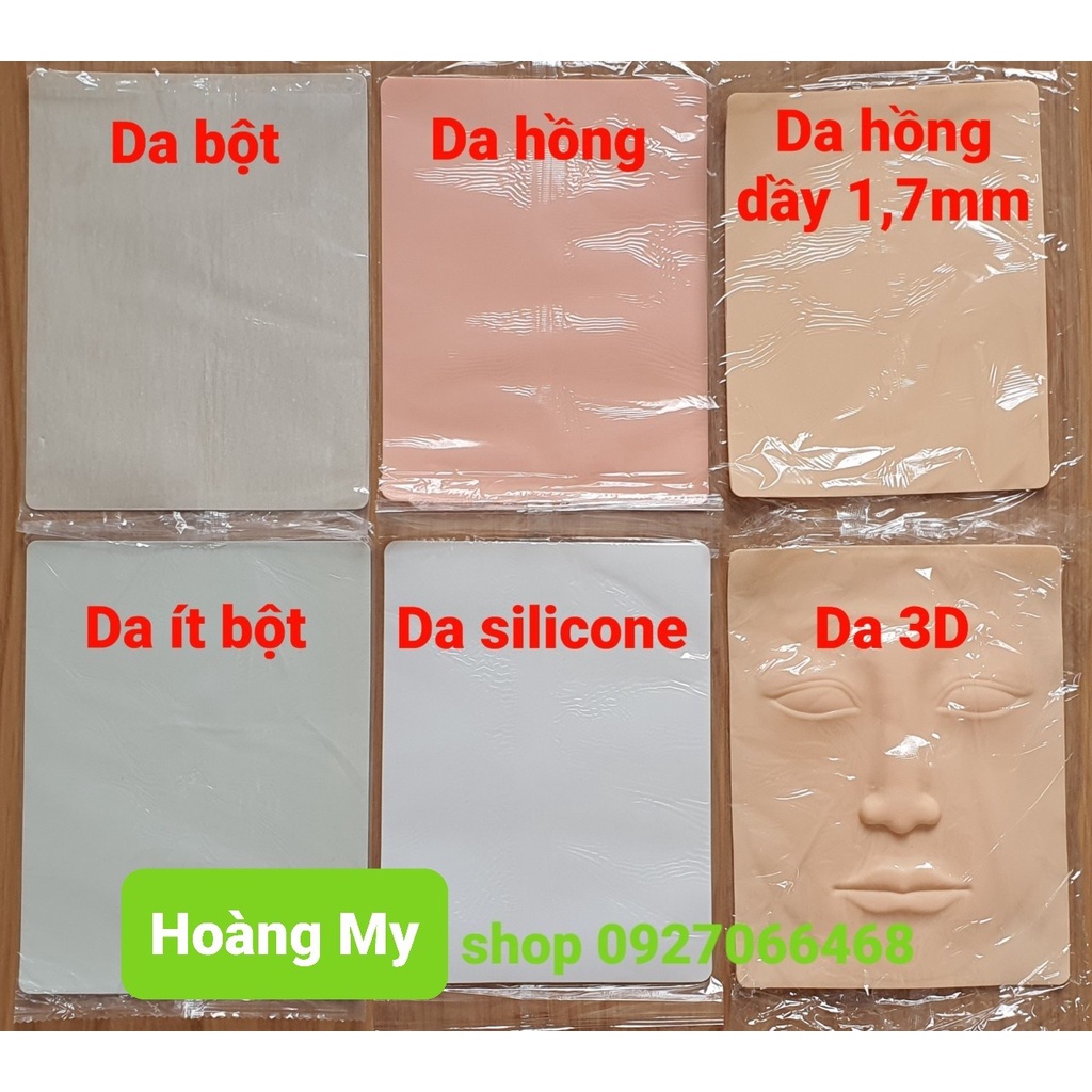 Da giả tập phun xăm thẩm mỹ