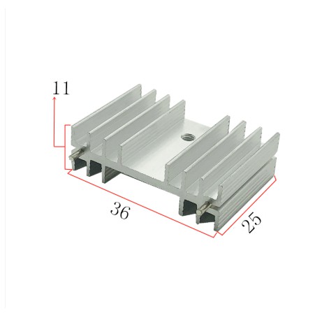 Nhôm tản nhiệt SÒ, IC, CHIP SET, LED nhiều hình dạng