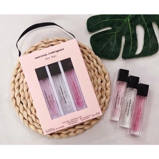 Set Nước Hoa Nữ Narciso Rodriguez 3 Chai Mini 10ml