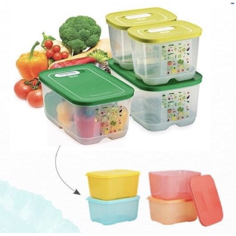 Tupperware Bộ hộp trữ mát Vensmart 4