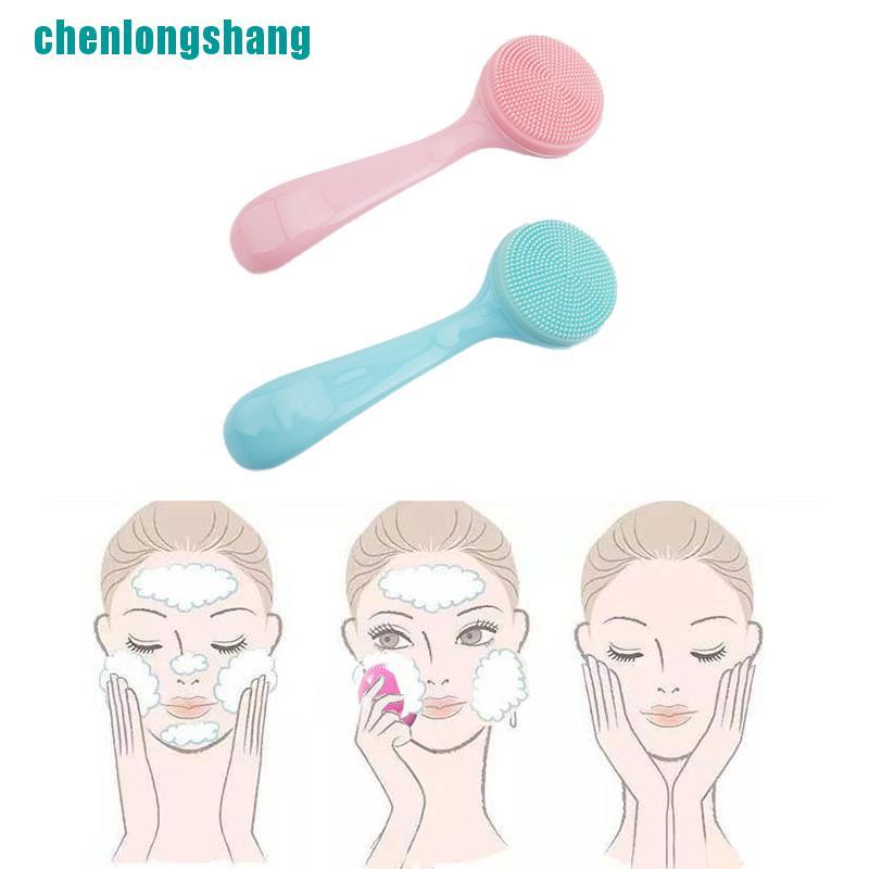 Máy Mát Xa silicone Mềm Mại Làm Sạch Mụn Đầu Đen Và Mụn Trứng Cá