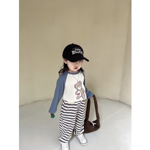 Mũ Lưỡi Trai Nhung Kẻ Phong Cách Hàn Quốc Thời Trang Mùa Thu Đông Dành Cho Trẻ Nhỏ