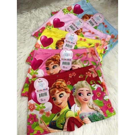 [Giá sỉ] Set 5 Quần Lót 3D Dáng Đùi Công Chúa Cho Bé Gái
