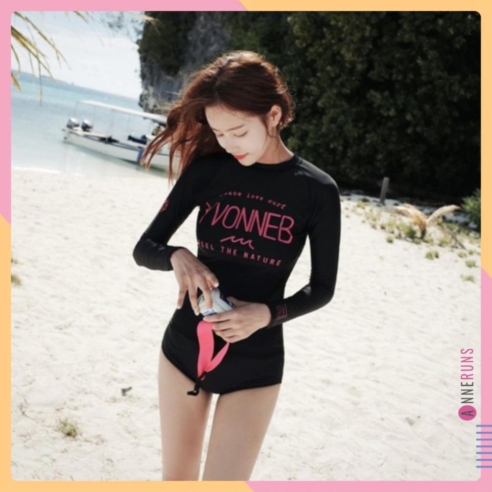 Bộ Đồ bơi đi tắm biển nữ Bikini 2 Mảnh (1 Set Áo dài và quần lót) Voneban II Annerun Việt Nam ་