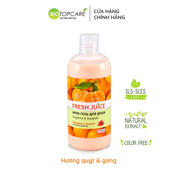 Sữa tắm Fresh Juice dưỡng ẩm và tái tạo da hương trái cây 500ml - BioTopcare Official | BigBuy360 - bigbuy360.vn