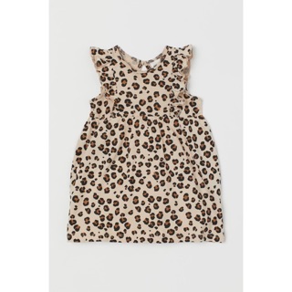 Váy hm thun da beo cánh tiên h&m sz 12-18, 18-24m, 2-3, 3-4y