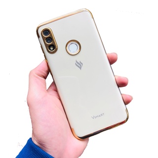 Ốp lưng Vsmart Star 4 silicon trong suốt viền màu