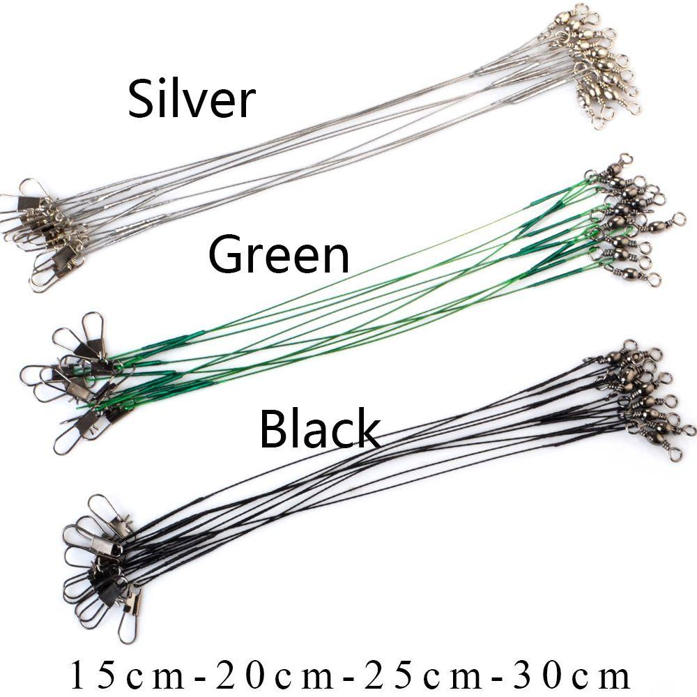 MYRONGVN Set 10 Dây Thép Móc Mồi Câu Cá An Toàn