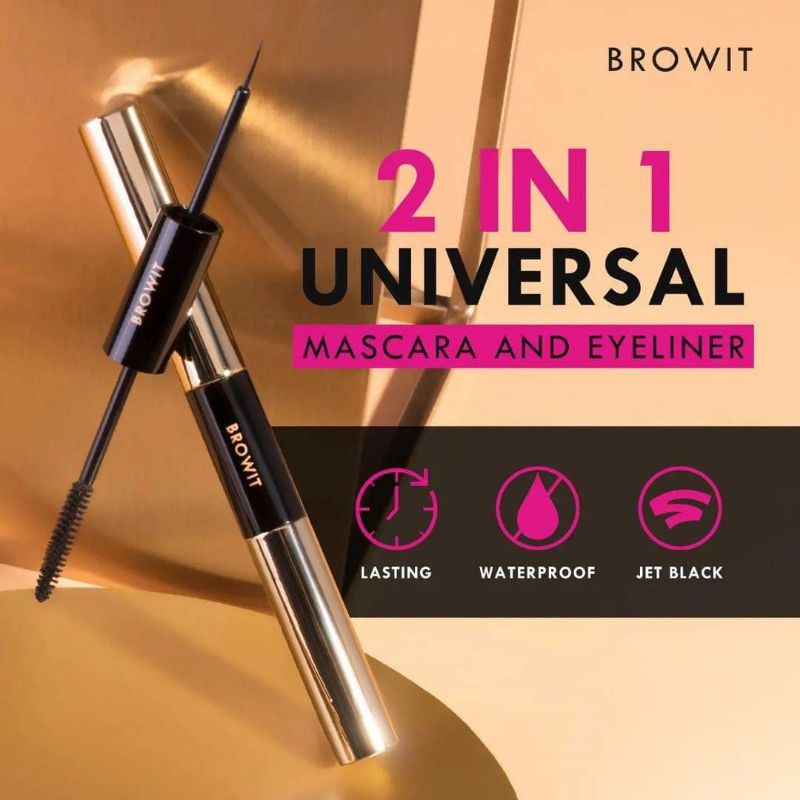 Chuốt mi Mascara Browit Nongchat 2in1 Thái Lan