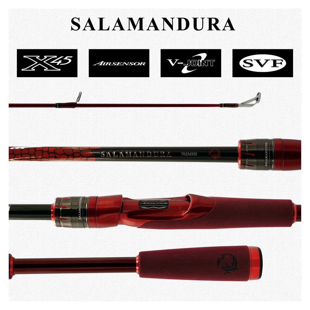 CẦN CÂU LURE DAIWA SALAMANDURA (MÁY ĐỨNG / MÁY NGANG)