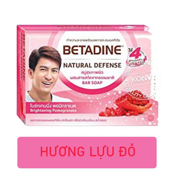 Xà Phòng Kháng Khuẩn Tự Nhiên BETADINE NATURAL DEFENSE Thái Lan (110 gr) | BigBuy360 - bigbuy360.vn