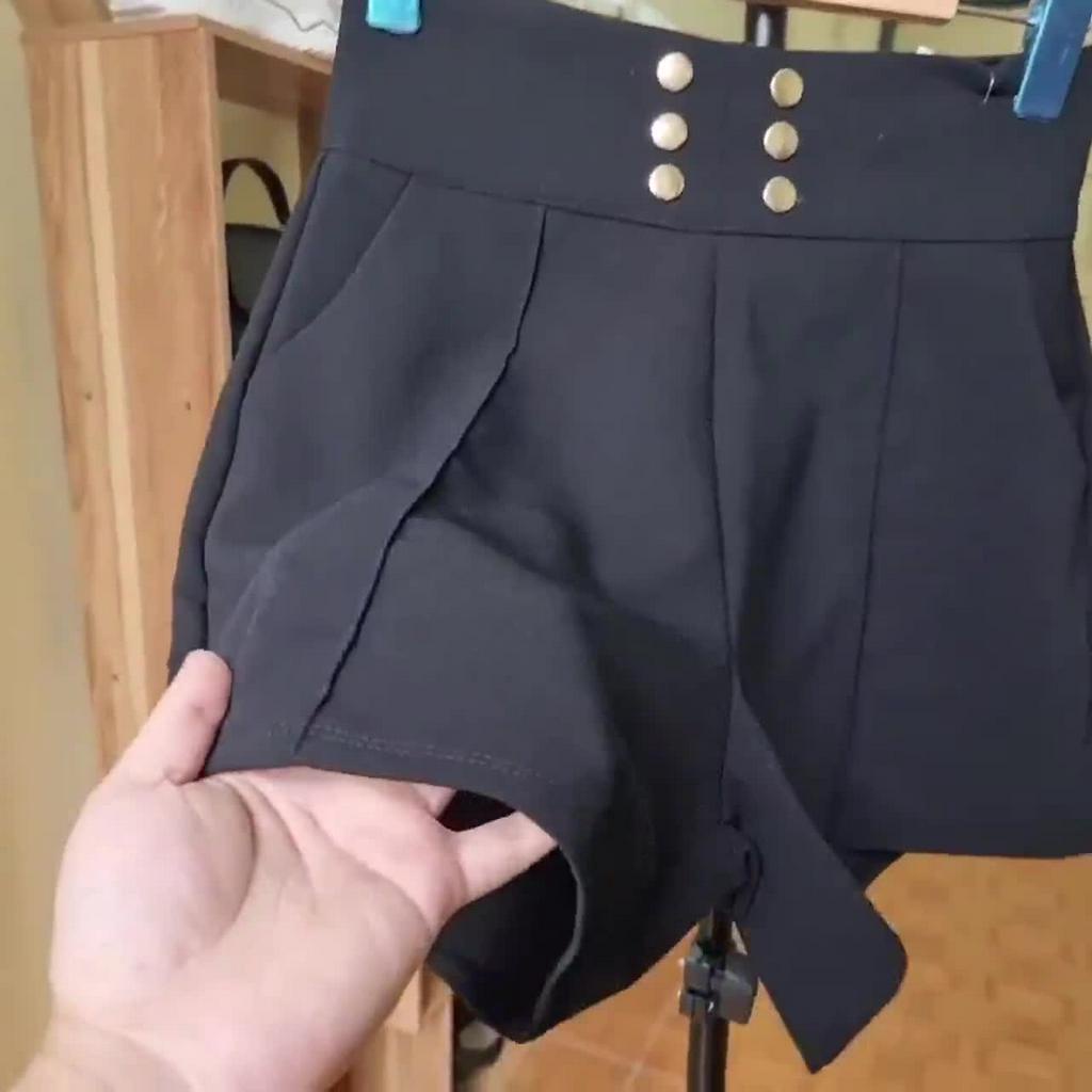 Quần short nữ lưng cao ống rộng, quần đùi nữ hàng đẹp giá rẻ 31september mã Q001 | BigBuy360 - bigbuy360.vn