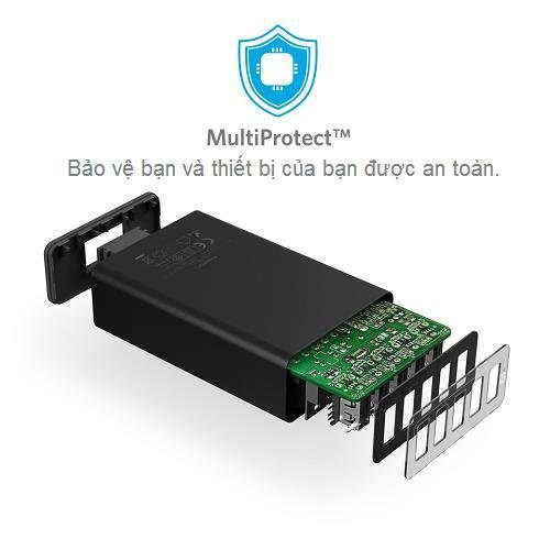 Củ Sạc Anker 5 cổng sạc nhanh (Tiện dụng, Bán chạy)