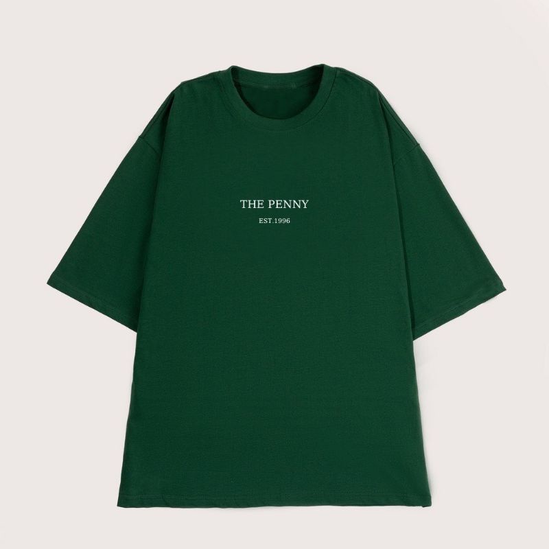 Áo thun ❤ có size❤ Unisex tay lỡ EST 1996