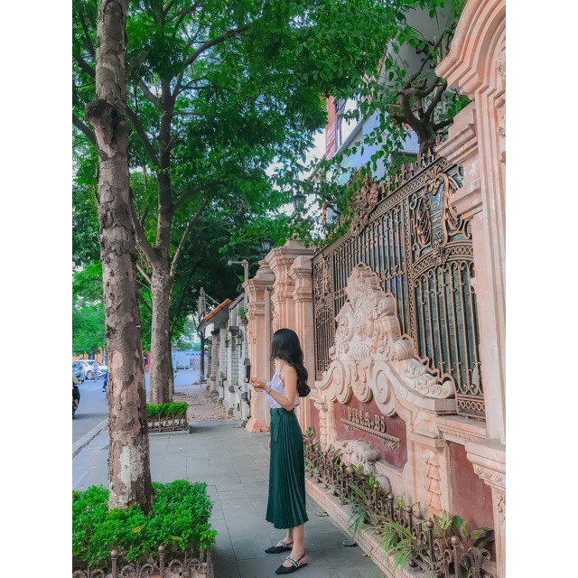 🍀 10.10 10.10 😍 🌸 🍀 9.9 Chân váy Zara xuất màu xanh lá .. Đẹp . . Đẹp . .