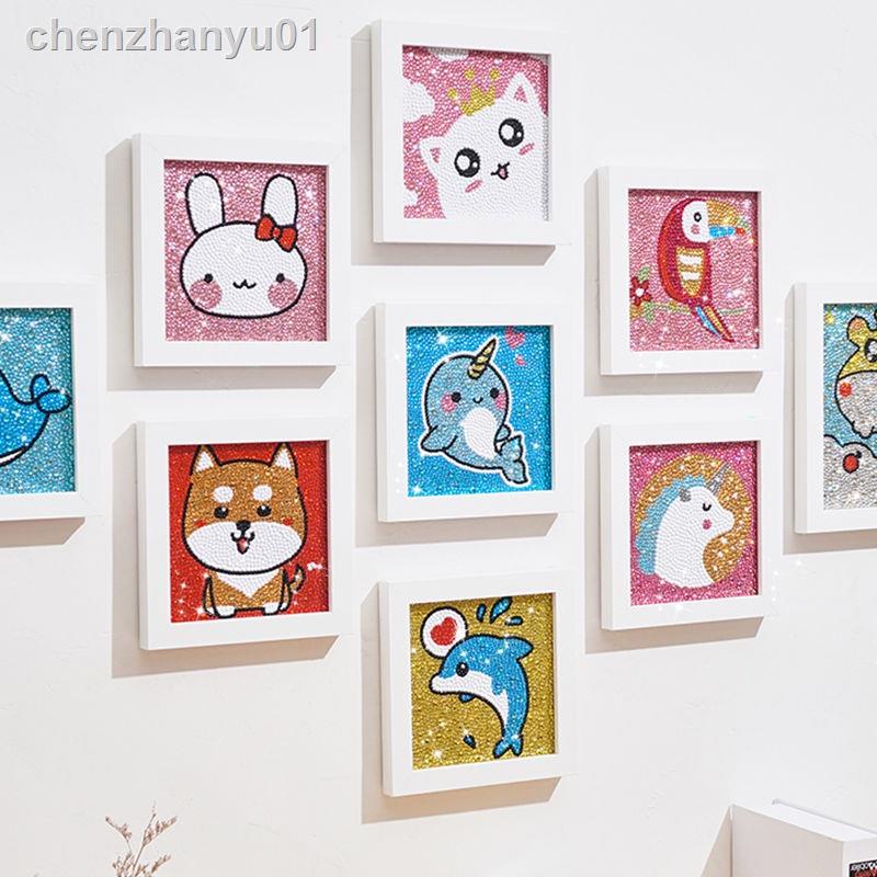 ✺❐▲Bộ Tranh Đính Đá 5D Tự Làm Họa Tiết Hoạt Hình Dễ Thương Cho Bé