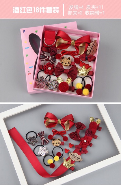 Set buộc tóc cho con !!!