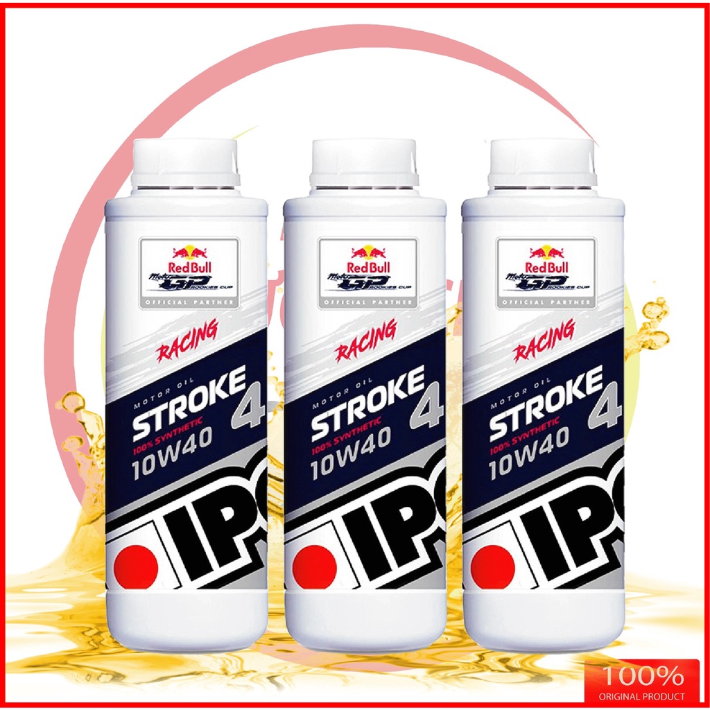 Nhớt IPONE STROKE 4 Racing 10W40 dành cho moto, phân khối lớn nhập khẩu Pháp