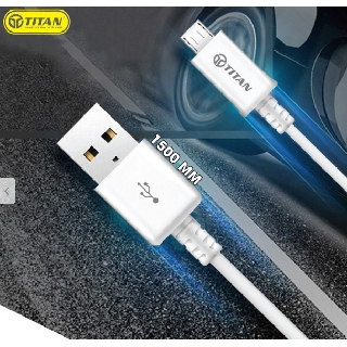 Cáp sạc Micro USB 1.5m TITAN CA08 - Hàng chính hãng