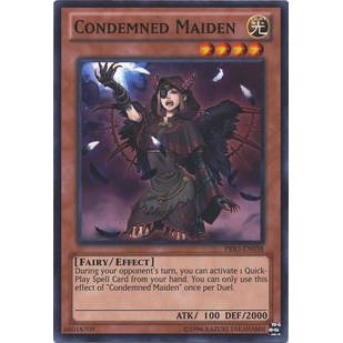 Thẻ bài Yugioh - TCG - Condemned Maiden / PRIO-EN038'