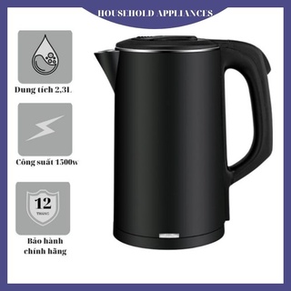 Ấm siêu tốc, ấm đun nước siêu tốc 2.3l inox 304