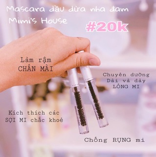 MASCARA DẦU DỪA NHA ĐAM