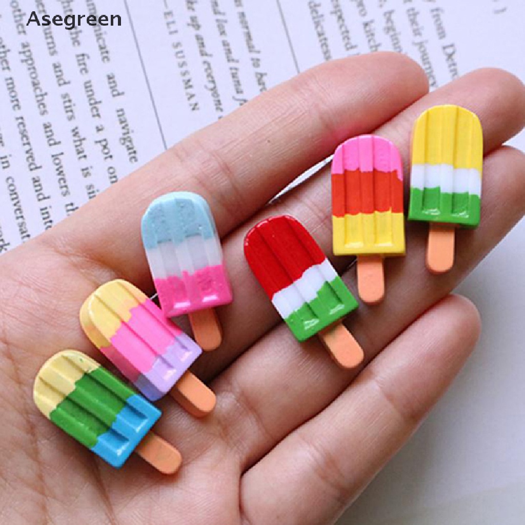 Bộ 5 Que Kem Tỉ Lệ 1: 12 1: 6 Trang Trí Nhà Búp Bê