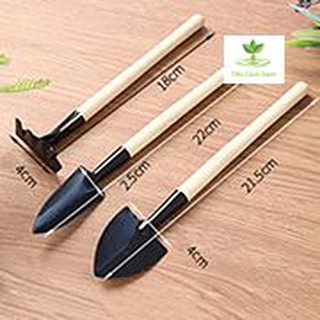 Bộ 3 Dụng cụ làm vườn mini - sen đá - thủy sinh