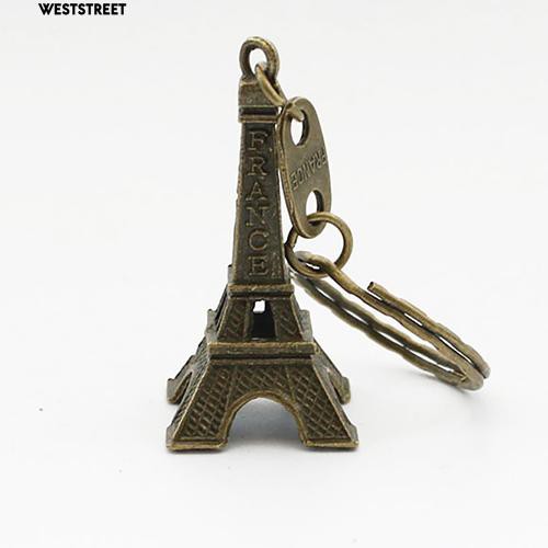 1000VND Móc chìa khóa hình tháp Eiffel bằng kim loại độc đáo