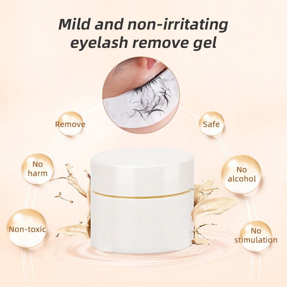 Foreverlily Gel Tẩy Trang Lông Mi Không Gây Kích Ứng Trong suốt Keo