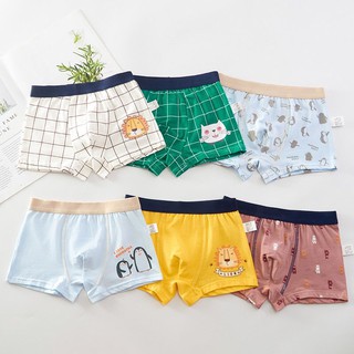 6 quần lót trẻ em- quần sịp bé trai đủ size 7-45kg