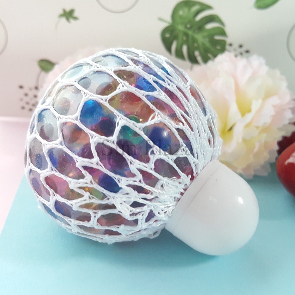 Bóng Lưới Bóp Xả Stress, Bóng Lưới Bóp Mesh Quishy Ball Nhiều Màu Size Nhỏ