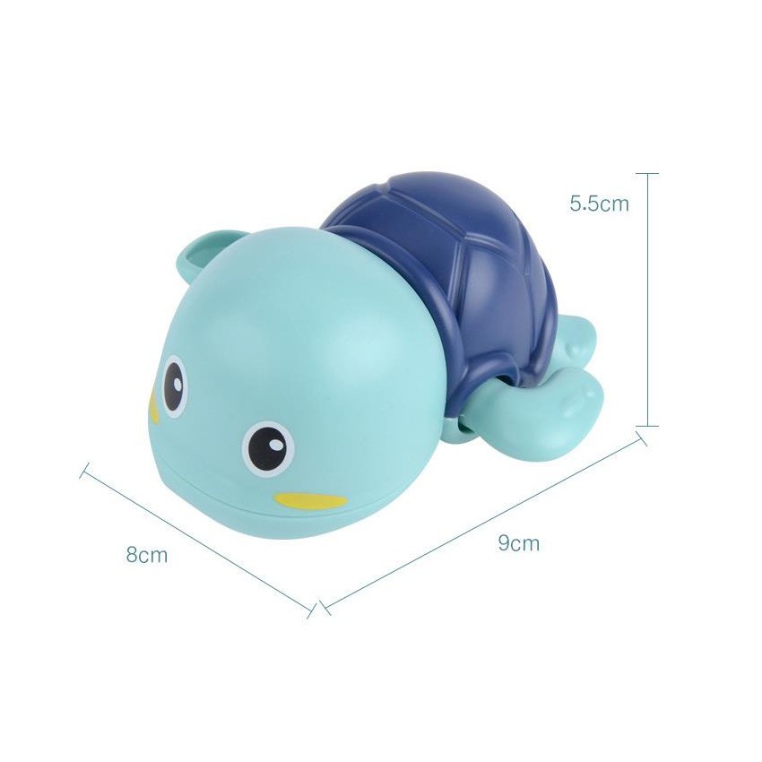 Đồ Chơi Rùa Vặn Cót Nhà Tắm Biết Bơi Trong Nước Cho Bé