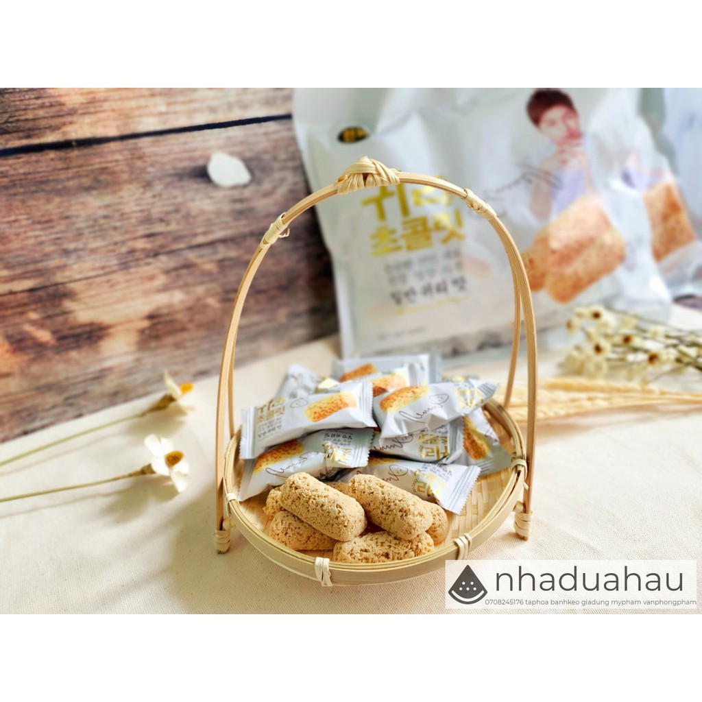 Bánh yến mạch vani Hàn Quốc gói lớn 400g