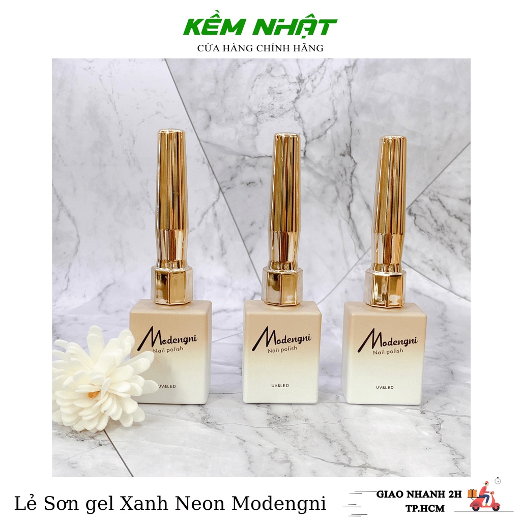 Lẻ Sơn Gel Xanh Neon Modengni Sơn Móng 15ml Siêu Đẹp