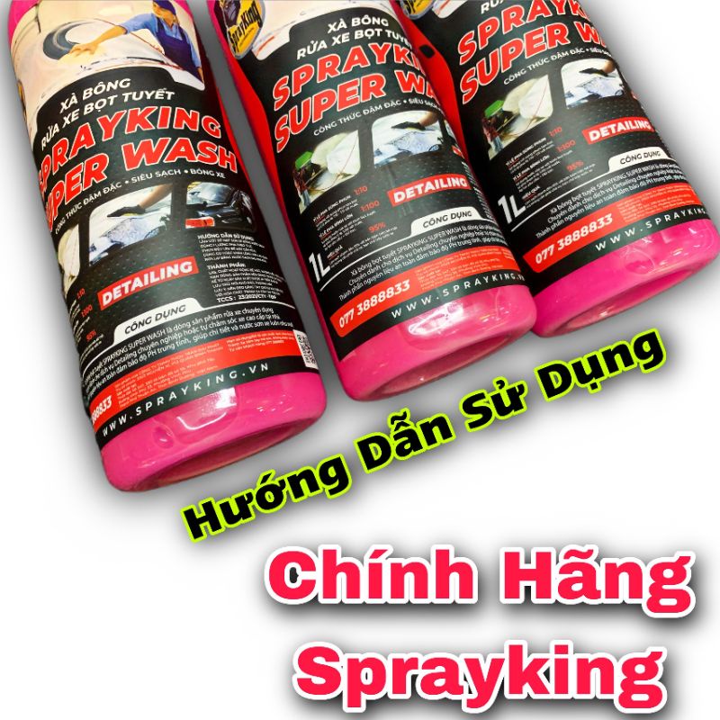 Xà Bông Rửa Xe Bọt Tuyết Sprayking