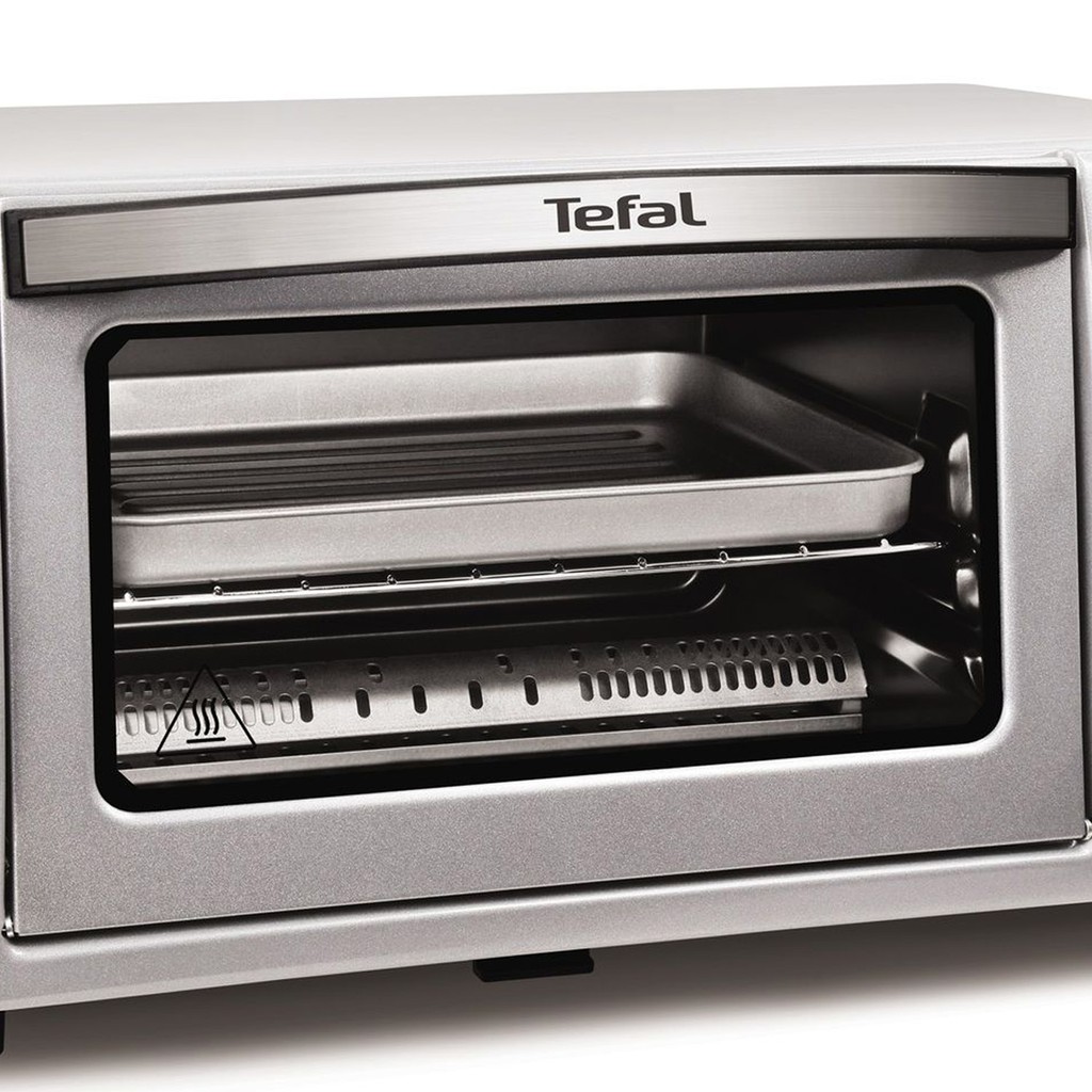 Lò nướng bánh mì điện Tefal OF500E Equniox (9.0L) Thạch anh Sưởi ấm 230 ℃ 30 phút Hẹn giờ 870W Bạc