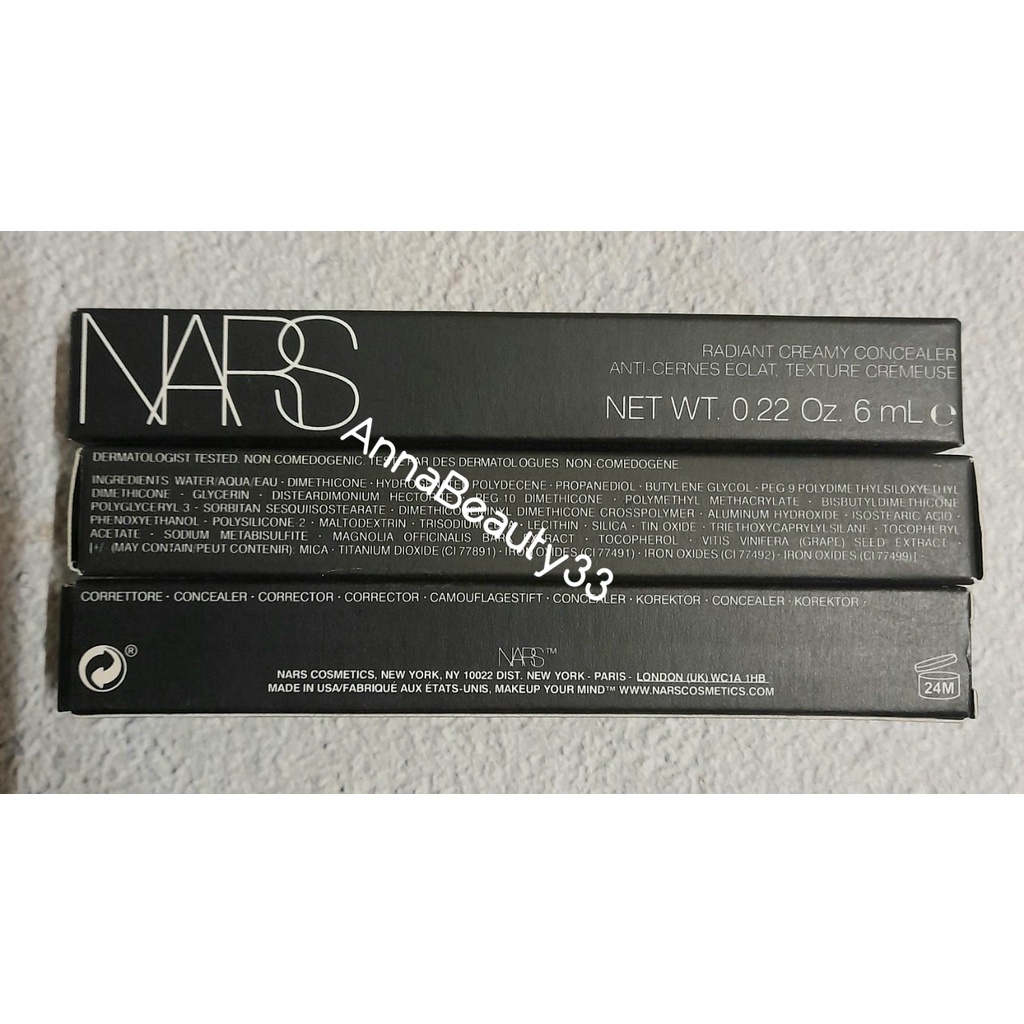 [ Ảnh Chụp Thật ] Che khuyết điểm Nars Radiant Creamy Concealer Màu Light 2 VANILLA