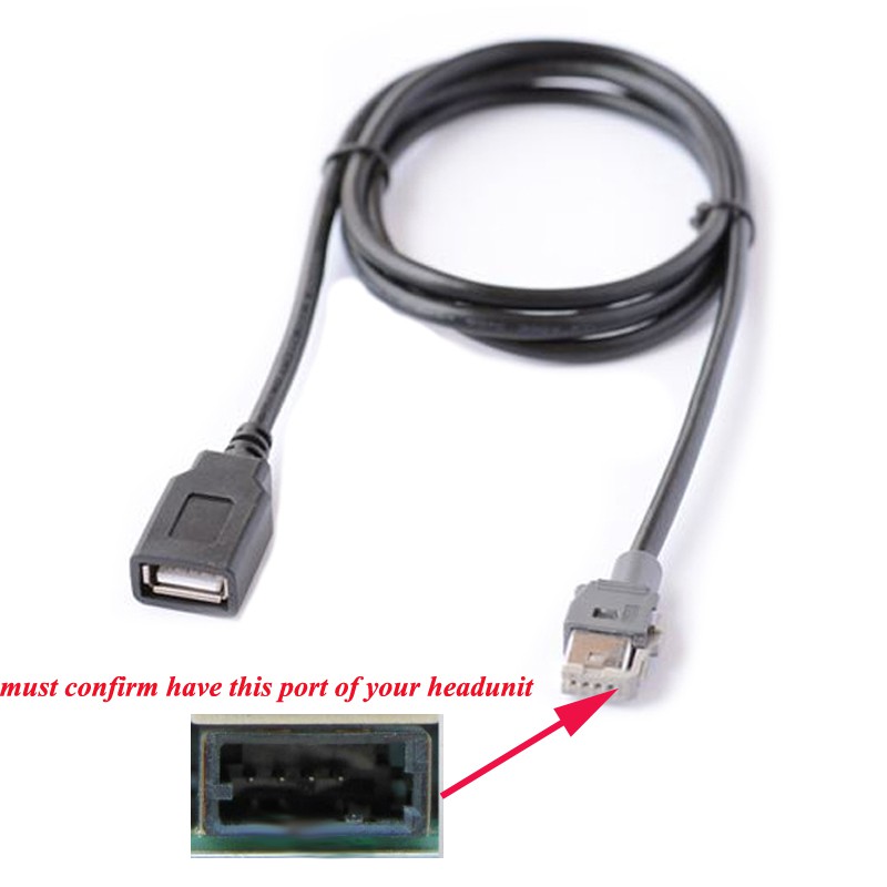 Dây cáp chuyển đổi cổng 4pin sang cổng USB cho Kia Hyundai Elantra Sonata G5