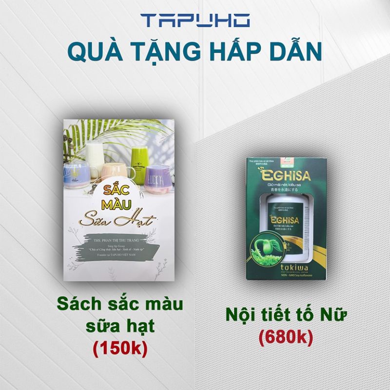 [Mã ELHA22 giảm 6% đơn 300K] Máy Làm Sữa Hạt TAPUHO T01 Bảo Hành 24 Tháng