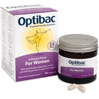 Men vi sinh Optibac tím (Optibac For Women 30v) chuẩn nội địa Úc