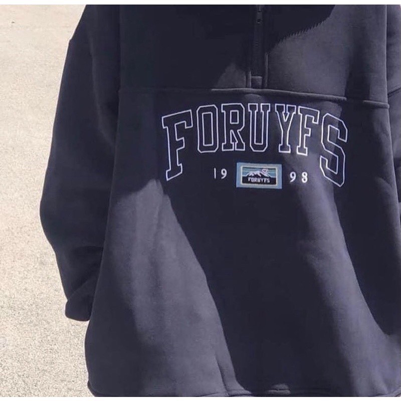 🍂 [HÀNG SẴN]ÁO NỈ SWEATER CỔ POLO xanh dương form oversize | BigBuy360 - bigbuy360.vn