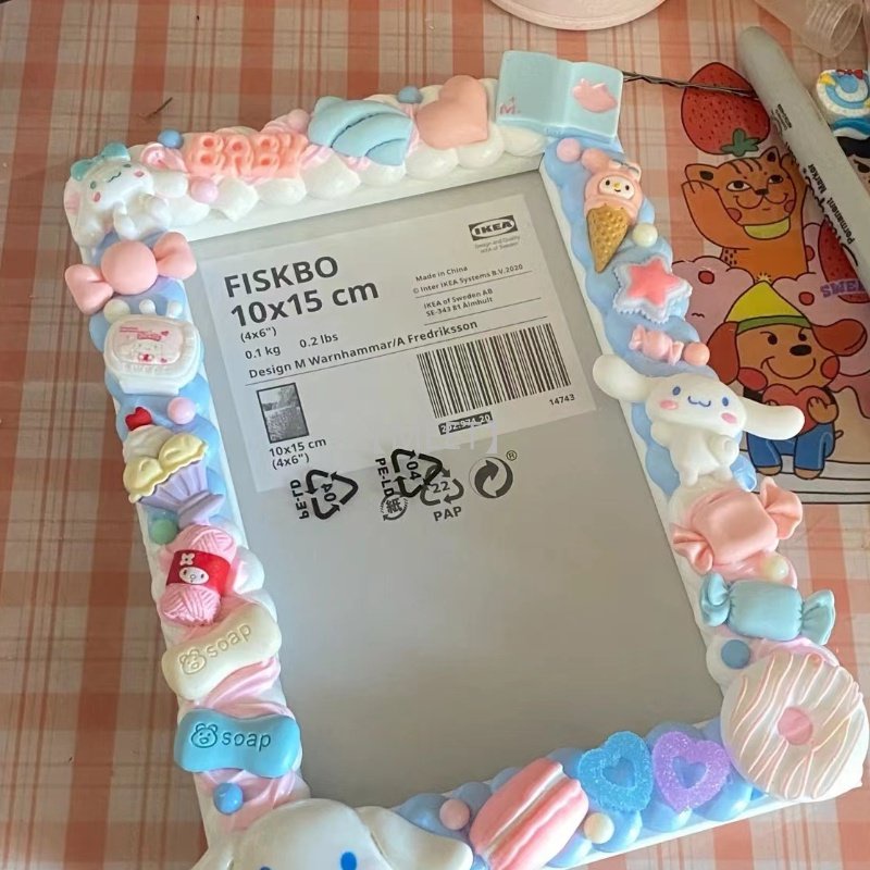 Keo Dán Trang Trí Ốp Điện Thoại / Kem / Đất Sét diy Hai Màu 50g