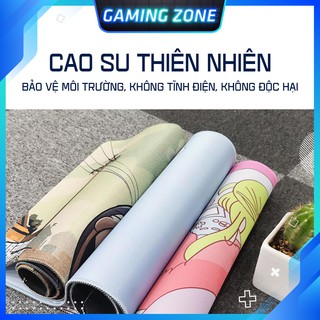 Miếng lót chuột cỡ lớn, bàn di chuột chơi game 80x30x3 chống trượt siêu bền siêu đẹp
