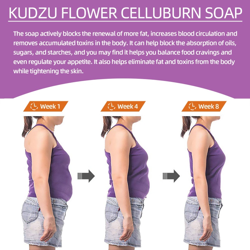 Xà Phòng brroa Handmade Tự Nhiên Kèm Hoa Kudzu Cho Phòng Tắm Của Cô Ấy