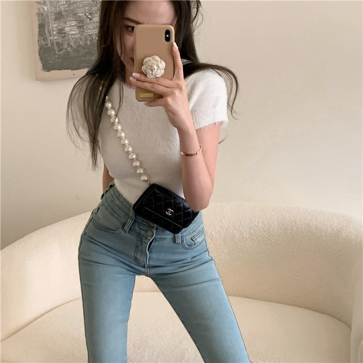 ÁO CROP-TOP LEN DỆT KIM NỮ ULZZANG AK8