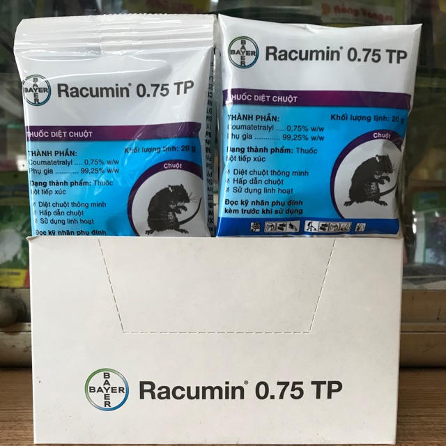 Thuốc diệt chuột RACUMIN 0,75TP - Cty Bayer